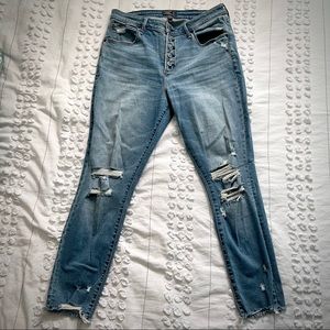 Curve Love High Rise Super Skinny Ankle Jeans